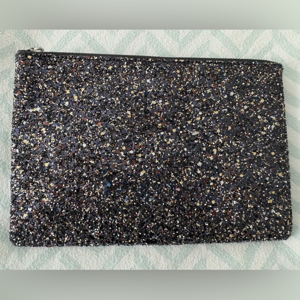 Glittery Black Clutch